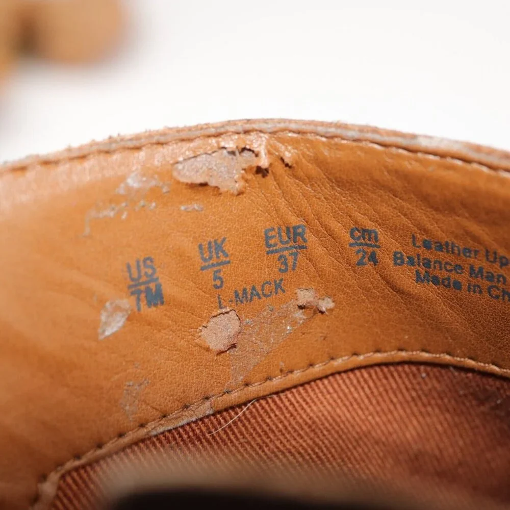 Franco Sarto Women's Mack Boot Size 7 Pointed Block Heel Brown Leather Comfy - Picture 11 of 12